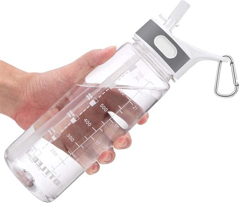 Amazon.com: GearTek Tritan Clear Water Bottle | BPA Free 24 Oz Sports ...
