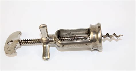 Antique French Corkscrew, Wine Bottle Opener