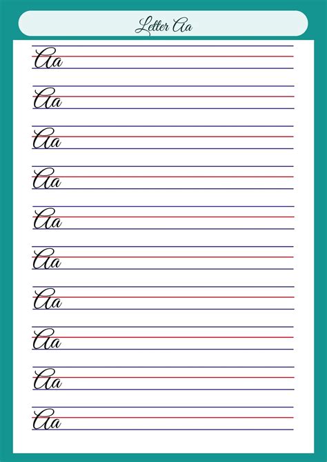 Cursive Writing Worksheets 的图像结果