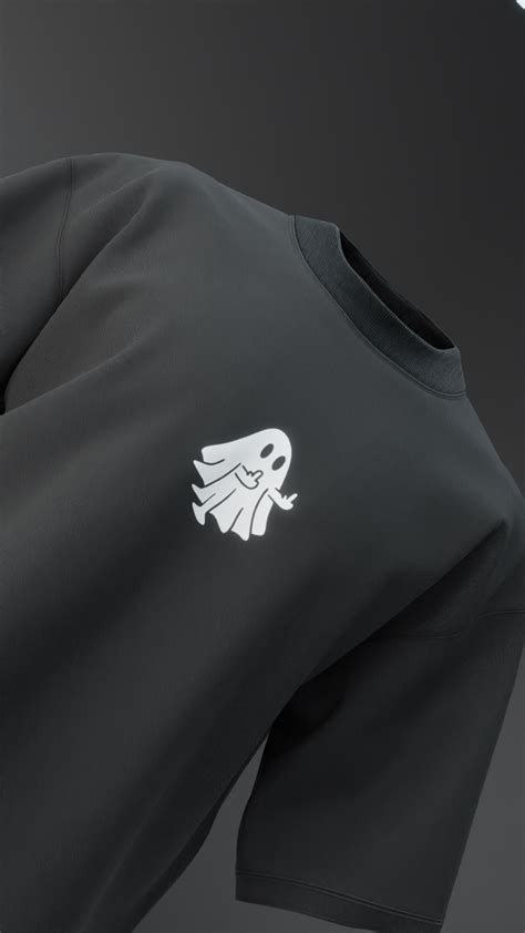 Ghost Oversized T Shirt – Liquid Threads