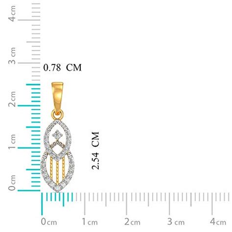 Buy Joyalukkas 18k (750) Yellow Gold and Diamond Pendant for Girls at ...