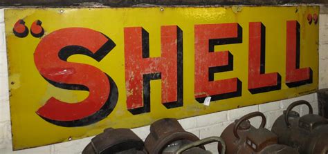 Image result for Shell Enamel Sign