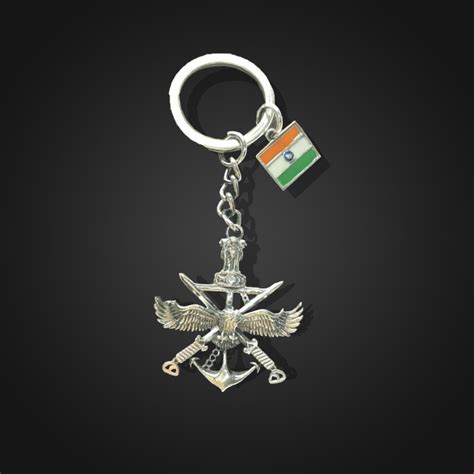 MM 153 | 3 Forces Logo | Keychain – MILITARY MARVELS LLP