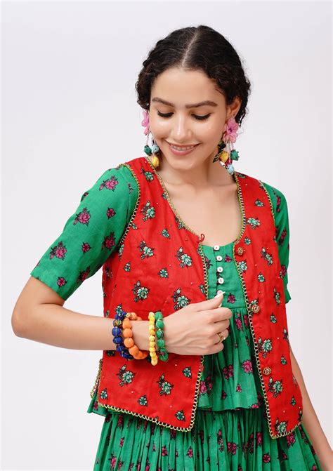 Shop Gulri Floral Reversible Jacket Online