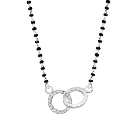 Silver Double Ring Mangalsutra|Inari Shines