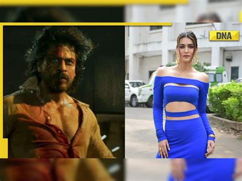 Kriti Sanon calls herself 'fan for life' of SRK, reacts to actor's ...