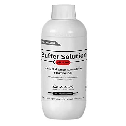 Labnox® pH Buffer Solution pH 4.00 | pH Liquid Calibration at 25°C as ...