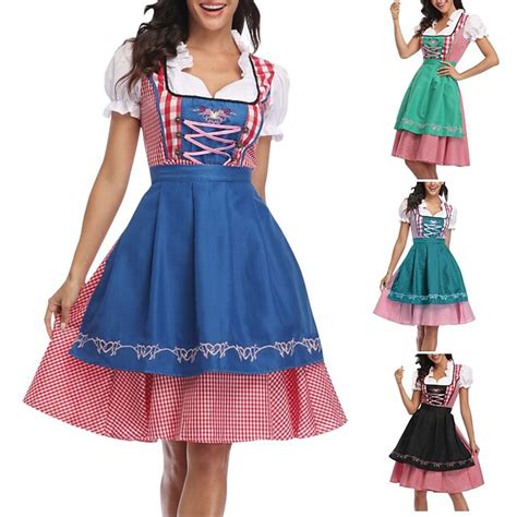 Oktoberfest Kleid Dirndl Trachtenkleider Oktoberfest / Bier ...