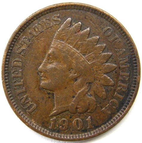 1901 Indian Head Cent #14 - For Sale, Buy Now Online - Item #217813
