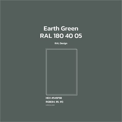 About RAL 180 40 05 - Earth Green Color - Color codes | matching colors ...