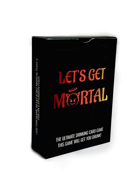 Buy Let's Get Mortal Drinking Game - The Ultimate Drinking Card Game ...