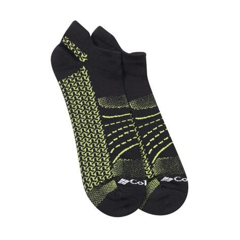 Columbia Men Black MAPPPED BRR NO-SHOW LIGHTWEIGHT (2 Pair) (Non Retur