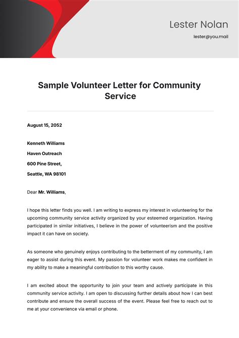 Volunteer Work Letter Template - prntbl.concejomunicipaldechinu.gov.co - do it voluntary work