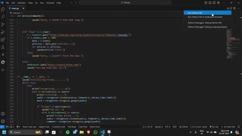 How to Code Friday Ai Using Python 的图像结果