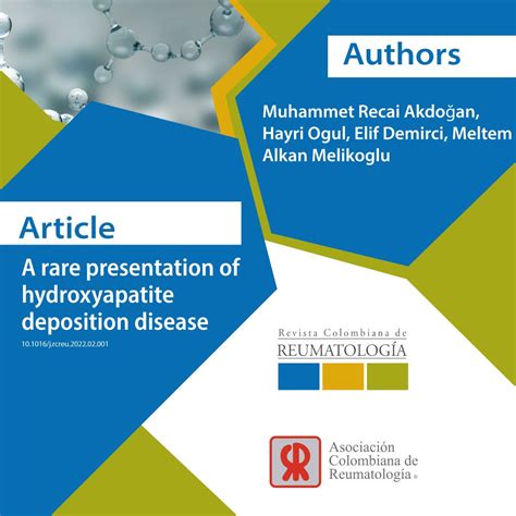 Acces to the article: A rare presentation of hydroxyapatite deposition ...