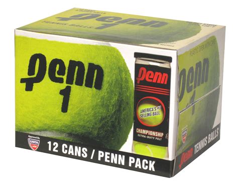 Penn Championship Tennis Balls - Extra Duty Felt Pressurized Tennis ...