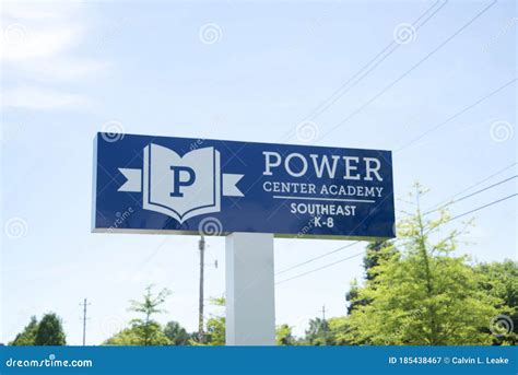 Power Center Academy Marquee, Memphis, TN Editorial Photography - Image ...