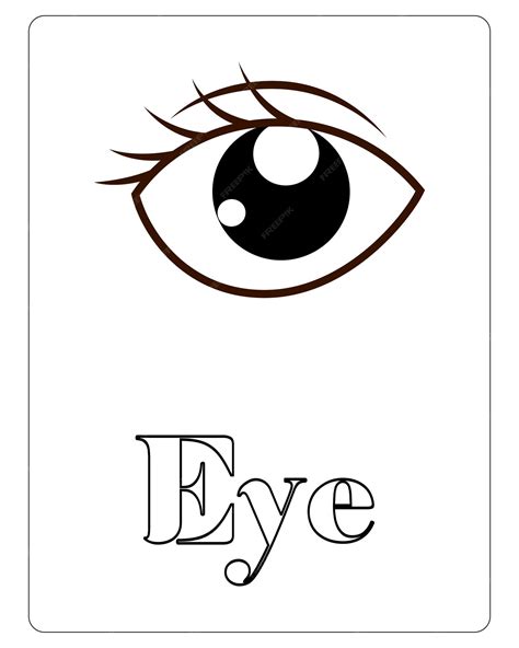 Eye Coloring Page
