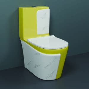 4VIEW One-Piece Western Commode | Modern Ceramic Water Closet with Soft ...
