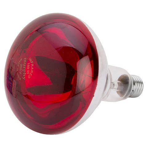 Murphy Infrared Bulb 150W / 230V (Red, Base-E 27) : Amazon.in: Health ...