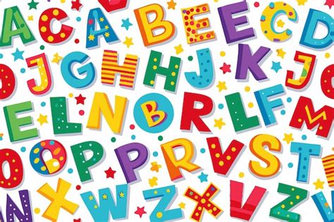 Letra colorida rabiscada | vetor Premium gerado com IA