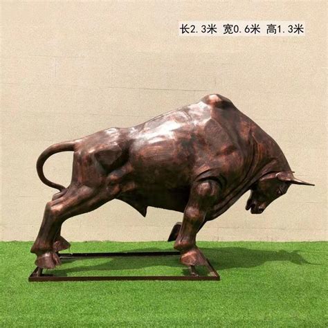 玻璃钢牛雕塑彩绘牛仿真奶牛树脂公牛园林动物装饰牛雕