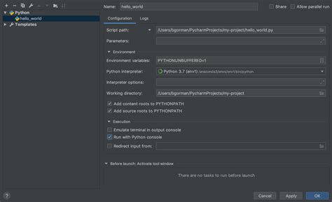 Image result for PyCharm Python Runtime Settings