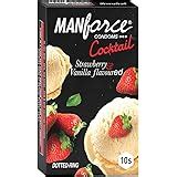 Buy Manforce Cocktail Condoms with Dotted-Rings Combo Pack (Strawberry+ ...