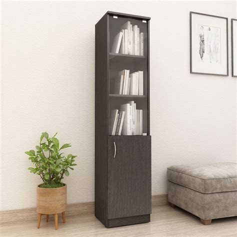 Home Centre Helios Rhine Heller NXT Wenge Engineered Wood Book Cabinet ...