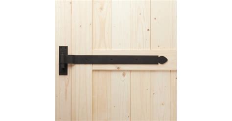 Signature Hardware 296249 36-3/4" x 6-1/2" Iron Strap Hinge with Pintle ...