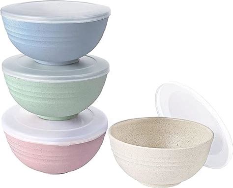 Buy Eha Earth Friendly Mixing Bowls and Serving Bowls with Lid ...