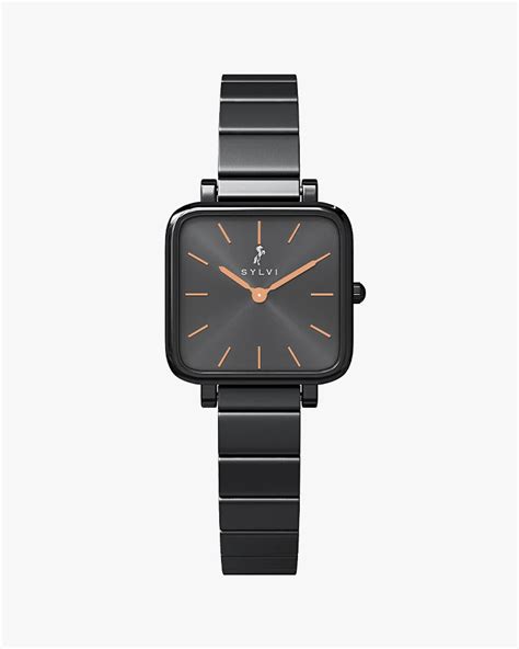 Best Timeora Deep Black Branded Watch for Women | Sylvi