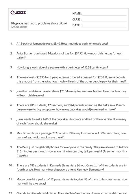 Image result for Grade 7 Math Word Problems