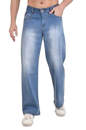 Buy LINARIA Relaxed Fit Jeans for Men, Light Blue at Amazon.in