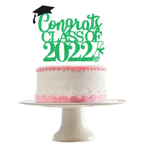 Buy Graduation Cake Topper 2022- Congrats Class of 2022 Cake Topper ...