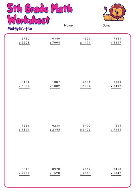 14 Printable Math Worksheets - Free PDF at worksheeto.com