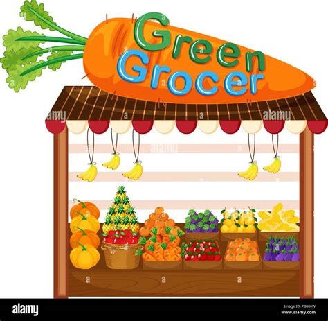 Fruit Shop Cartoon 的图像结果