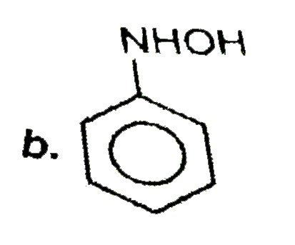 The structure of the compound formed, when nitrobenzene is reduced by ...