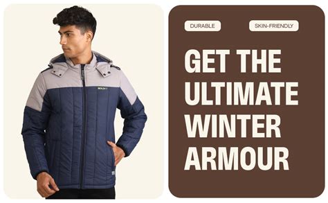 Buy Boldfit Winter Jacket for Men Quilted Hooded Winter Jackets for Men ...