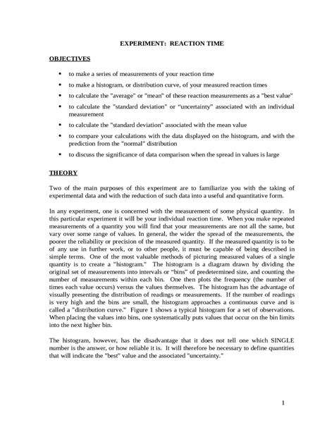 Image result for Reaction Time Science Experiment