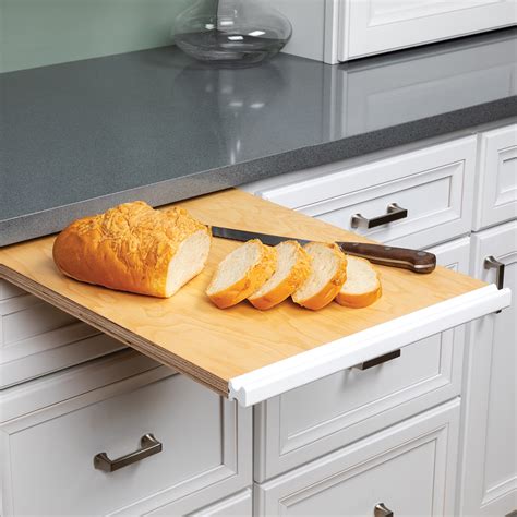 Bread Board Kitchen Drawer Storage Accessory - Bertch Cabinet, LLC