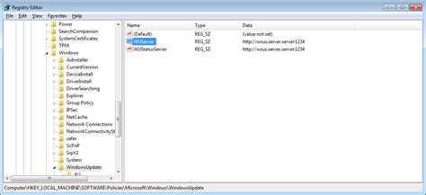 Image result for Point Client Computer to WSUS Server