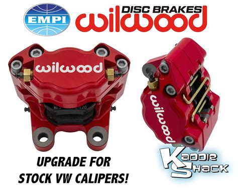 Wilwood Dual Piston Disc Brake Caliper VW Upgrade Kit Red – Kaddie Shack