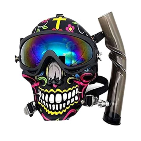 Silicone Face Mask Bong Smoking Gasmask Gas Mask Bongs, 50%, 52% OFF