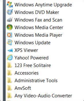 Open Programs Menu 的图像结果