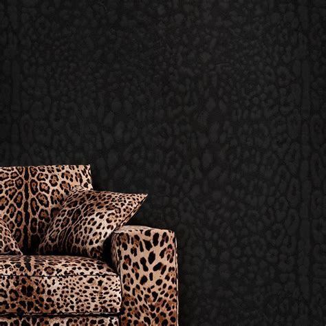 Black Leopard Print Wallpaper Leopard Print Wallpaper Fashion Modern