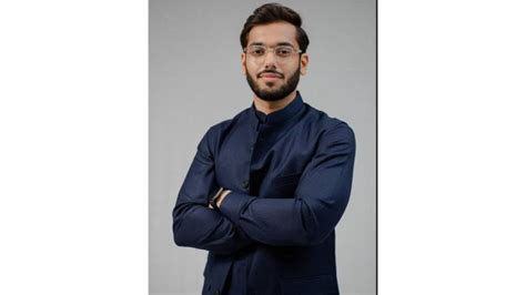 By setting an example of a "good political leader", Chaitanya Sharma ...