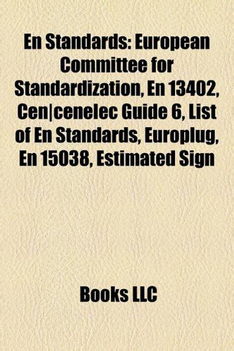 Buy En Standards: European Committee for Standardization, En 13402, Cen ...