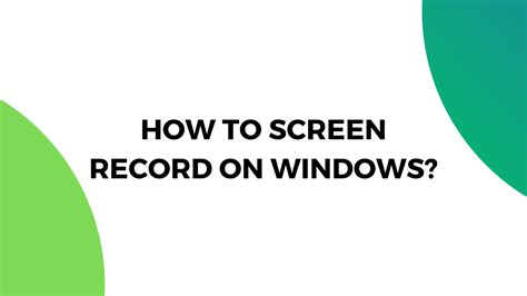 Windows Screen Record Command 的图像结果