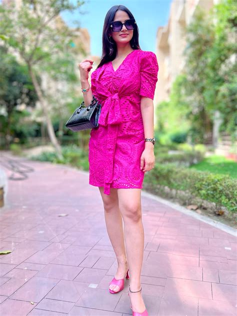 Hot Pink Knot Dress – CHIKARI